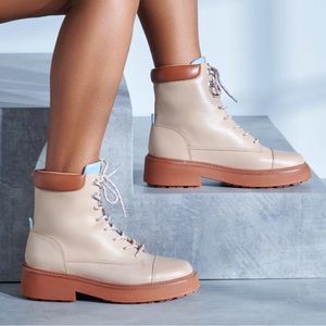 Caila Bootie | AREZZO | Color: Beige | Size: 8